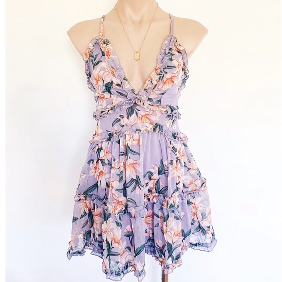 boho chic floral dress